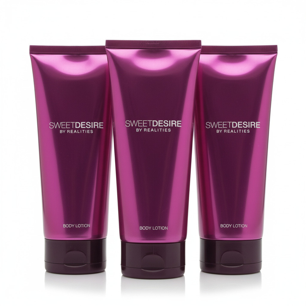 3 Pack Sweet Desire By Realities Body Lotion 6.7oz / 200ml *New without Box*